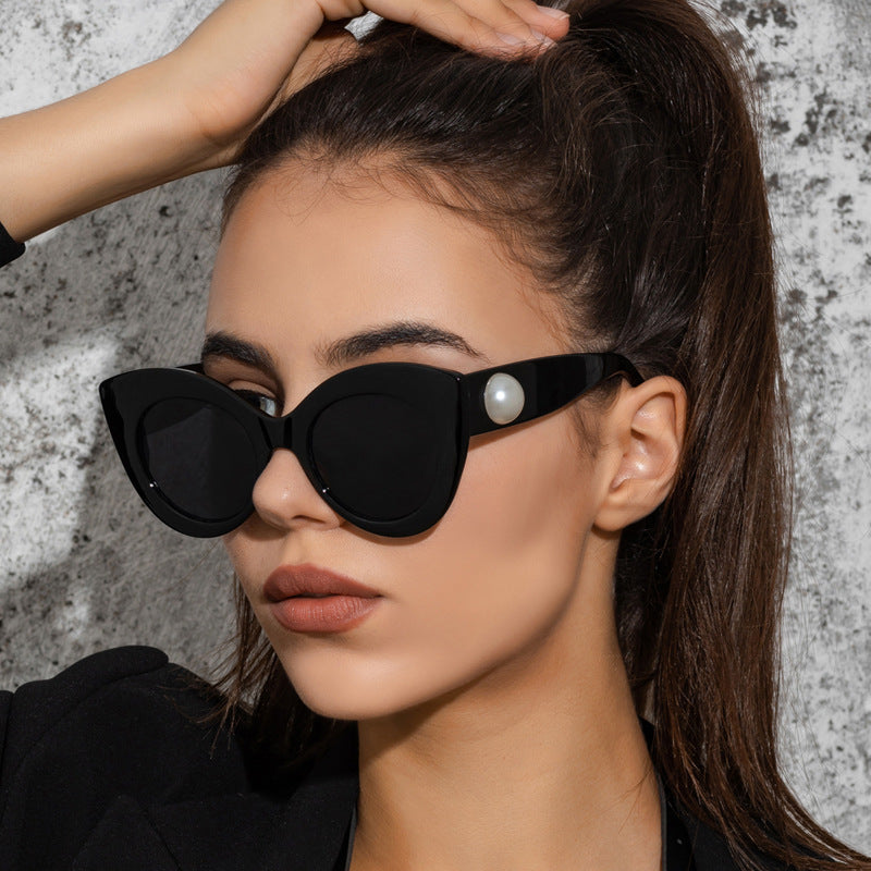 New fashion cat eye big frame sunglasses